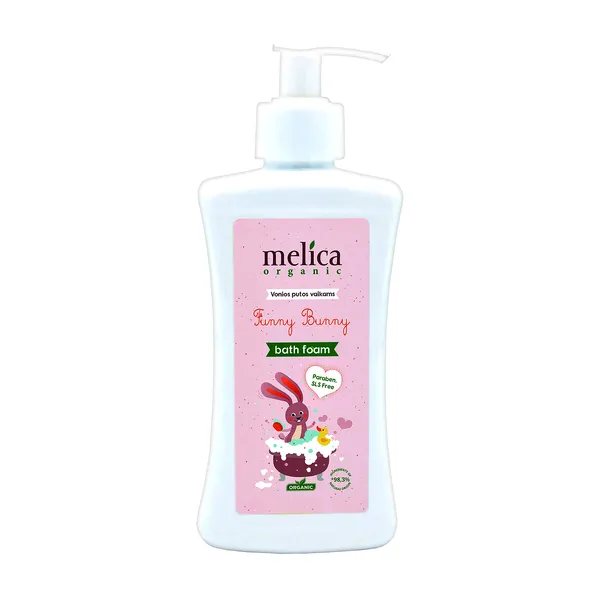 Płyn do kąpieli dla dzieci Funny Bunny 300ml [Melica Organic] - Melica Organic