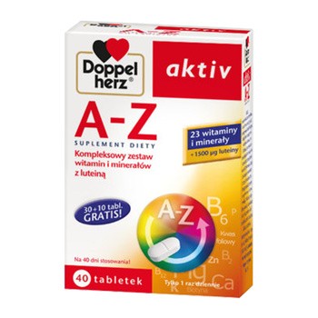 Doppelherz aktiv A-Z, tabletki, 40 szt.