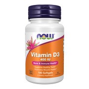 Now Foods, Vitamin D-3, 400 IU, kapsułki, 180 szt. https://azcdn.doz.pl/image/d/product/5ed66365-scale-180x180.png