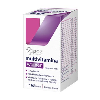 DOZ Product Multivitamina Woman, tabletki powlekane, 60 szt.