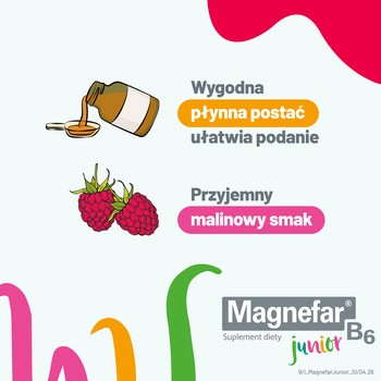 Magnefar B6 Junior, syrop, 120 ml