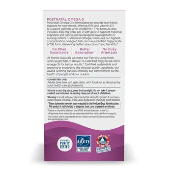 Nordic Naturals Postnatal Omega-3 1120 mg, kapsułki, 60 szt.