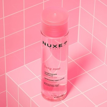 Nuxe Very Rose, tonik odświeżający do twarzy, 200 ml