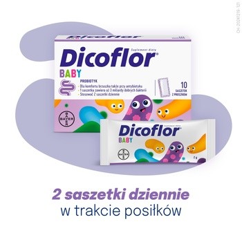 Dicoflor Baby, saszetki z proszkiem, 10 szt.