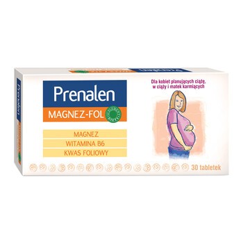 Prenalen Magnez-Fol, tabletki powlekane, 30 szt.