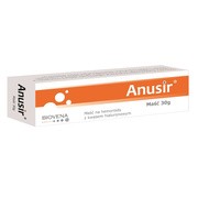 Anusir, maść kojąco-nawilżająca do pielęgnacji skóry okolic odbytu, 30 g https://azcdn.doz.pl/image/d/product/f32184af-scale-180x180.png