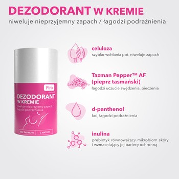 Pink Mama, dezodorant w kremie, 50 ml