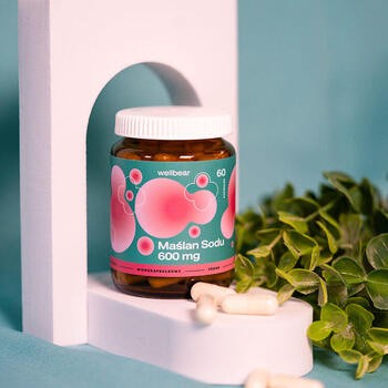 Wellbear Maślan sodu, 600 mg, kapsułki, 60 szt.