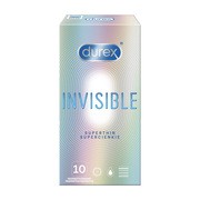 alt Durex Invisible, prezerwatywa dla większej bliskości, 10 szt.