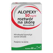 Alopexy, 5 %, roztwór na skórę, 60 ml, 1 butelka z pipetką