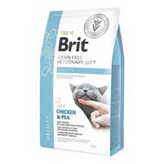 Brit Veterinary Diets Cat Grain-free Obesity, bezzbożowa karma dietetyczna dla kotów z nadwagą, kurczak i groszek, 2 kg https://azcdn.doz.pl/image/d/product/ddae2fcc-scale-180x180.png