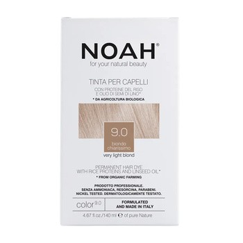NOAH, farba do włosów, 9.0 Very Light Blond, 140 ml