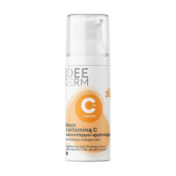 Idee Derm, krem z witaminą C, rozświetlająco-ujędrniający, SPF 30, 50 ml