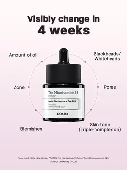 Cosrx, The Niacinamide 15, serum z 15% niacynamidem, 20 ml