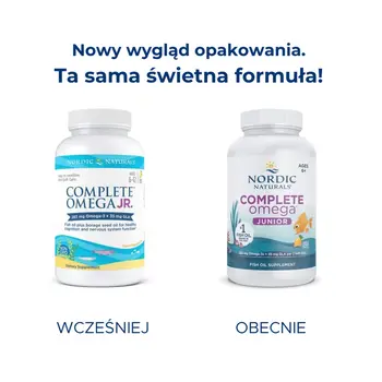 Nordic Naturals Complete Omega Junior, kapsułki, 180 szt.