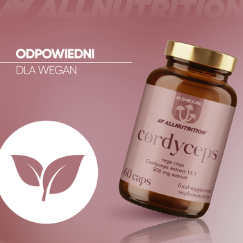Allnutrition Mushrooms Cordyceps, kapsułki, 60 szt.
