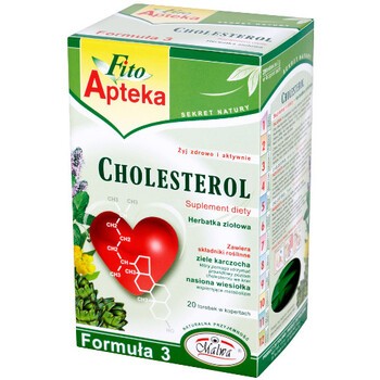 Fito Apteka Cholesterol, herbatka ziołowa, fix, 2 g x 20 saszetek