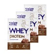 Zestaw 3 x ALE Whey Protein Chocolate Flavor, proszek, 30 g