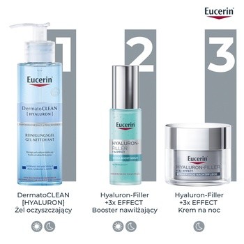Eucerin Hyaluron-Filler +3x Effect Hydra Boost Serum, ultralekki booster intensywnie nawilżający 24h, 30 ml