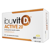 Ibuvit D3 Active 20, 20 mcg, kapsułki miękkie, 60 szt.