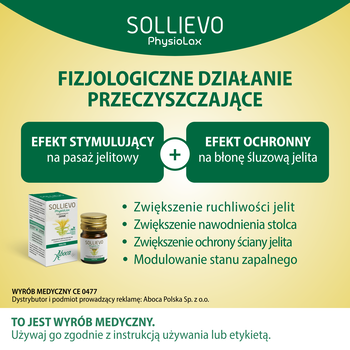 Sollievo PhysioLax, fizjologiczne leczenie zaparć, tabletki, 27 szt.