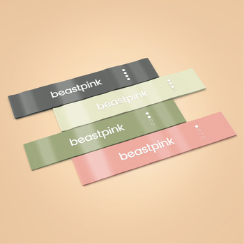 GymBeam Beat Pink, zestaw gum oporowych do ćwiczeń, 1 szt.