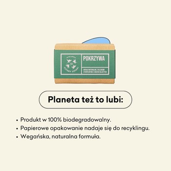 Mydlarnia 4 Szpaki, Pokrzywa, naturalne mydło w kostce, 110 g