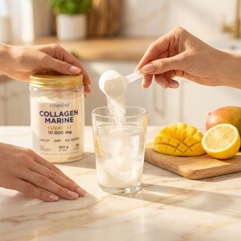 Medso Collagen Marine Premium 10 000 mg, proszek, smak mango-cytryna, 360 g