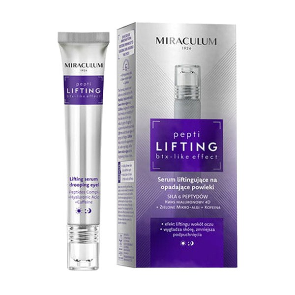 Miraculum Miraculum Pepti Lifting, serum na opadające powieki, 20 ml