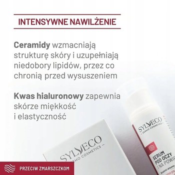 Sylveco Dermo Przeciw zmarszczkom, serum pod oczy i na powieki, 15 ml