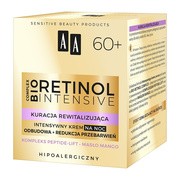 AA Retinol Intensive 60+ krem na noc odbudowa + redukcja przebarwień, 50 ml        