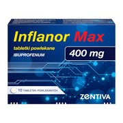 Inflanor Max, 400 mg, tabletki powlekane, 10 szt.        