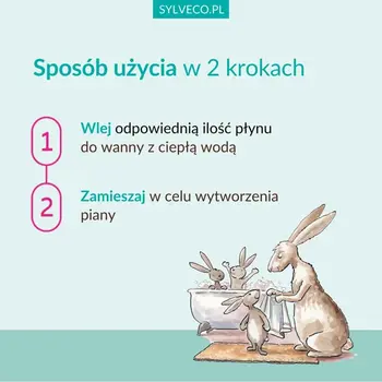 Sylveco dla dzieci, płyn do kąpieli z pianą, 500 ml