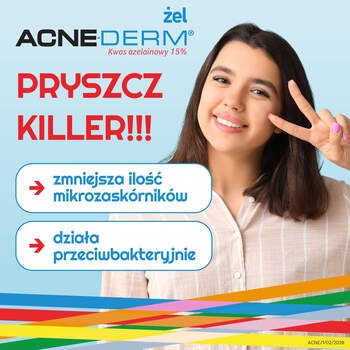 Acne-Derm, żel przeciwtrądzikowy i wybielający, 20 g