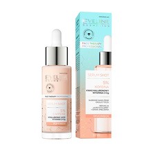 Eveline Cosmetics Serum Shot, energizująca kuracja do skóry wokół oczu z 5% kofeiną, 30 ml