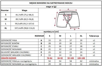 Masmi Men Organic Care, Bokserki męskie na nietrzymanie moczu, rozmiar XL, 1 szt.