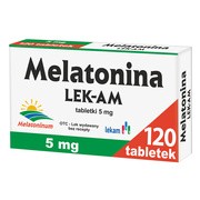 Melatonina Lek-AM, 5 mg, tabletki, 120 szt.