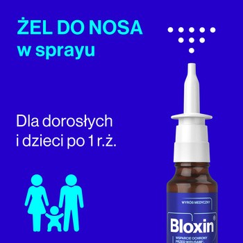Bloxin, żel do nosa w sprayu, 20 ml