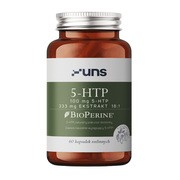 Uns 5-HTP + Bioperine, kapsułki, 60 szt.