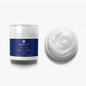 BasicLab Complementis, nawilżająca maska do twarzy, szyi i dekoltu, 50 ml