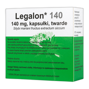 Legalon 140, 140 mg, kapsułki twarde, 20 szt. (import równoległy, Delfarma)