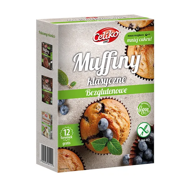 Muffiny klasyczne bezglutenowe 289g [Celiko] - Celiko