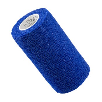 Vitammy Autoband, kohezyjny bandaż elastyczny, 10 cm x 4,5 m, niebieski, 1 szt.