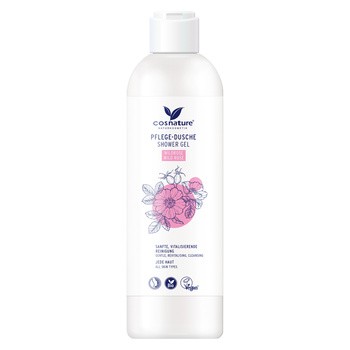 Cosnature, naturalny żel do kąpieli nawilżający z dziką różą, 250 ml