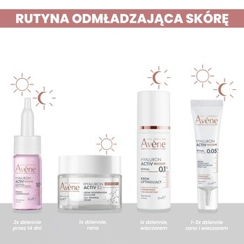 Avene Eau Thermale Hyaluron Active Procedure, serum ujędrniające, 18 ml + 2 ml