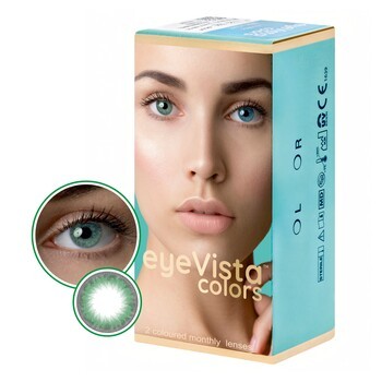 EyeVista Colors, miesięczne soczewki kolorowe, Green, 2 szt.
