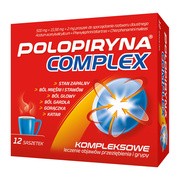 Polopiryna Complex, proszek w saszetkach do sporządzania roztworu doustnego, 12 szt.