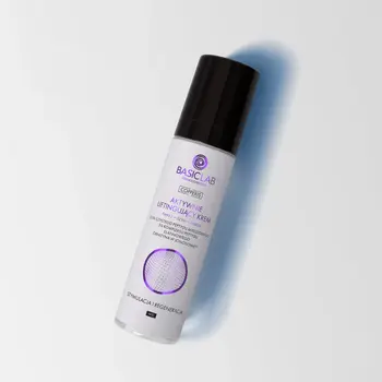 BasicLab Copperis, aktywnie liftingujący krem na noc do twarzy, szyi i dekoltu 0,3% czystego peptydu miedziowego, 50 ml