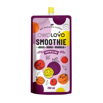 Owolovo Smoothie Jabłko-Mango-Marakuja, 250 ml