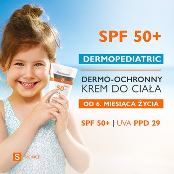 Pharmaceris S, krem ochronny na słońce, dla niemowląt i dzieci, SPF 50+, 125 ml